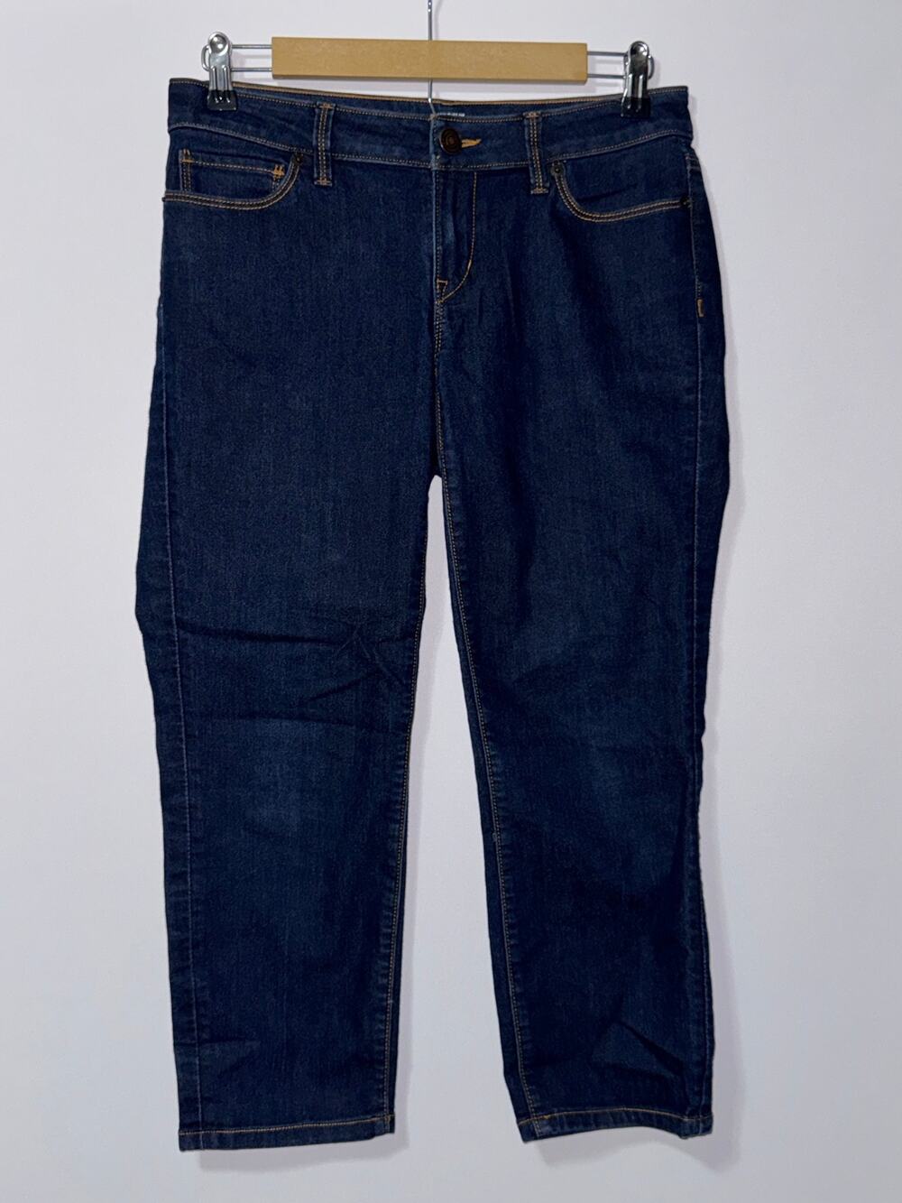 Ann Taylor LOFT blue Curvy Crop Jeans Size 26/2